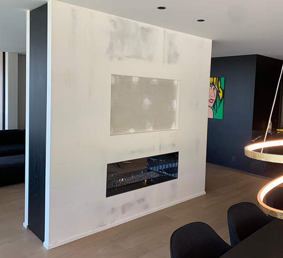 Gyprocwerken afwerking schouw